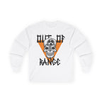 Out of Range Skull Long Sleeve Tee - Faith2Print