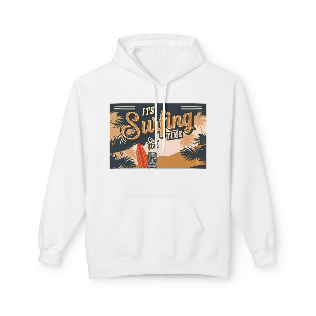 Cozy Surfing Lover Graphic Men's Hoodie - Faith2Print