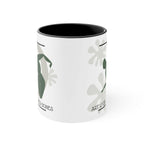 Artistic Accent Mug - Colourful Ceramic Coffee Cup, Gifts for Artists, Home Decor, Unique Tea Mug, Inspirational Drinkware Mug Faith2Print.