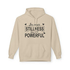 Empowering Fleece Hoodie - Unisex Inspirational Sweatshirt for Mindfulness, Motivational Gift, Cozy Layering, Self-Care Apparel, [...] - Faith2Print