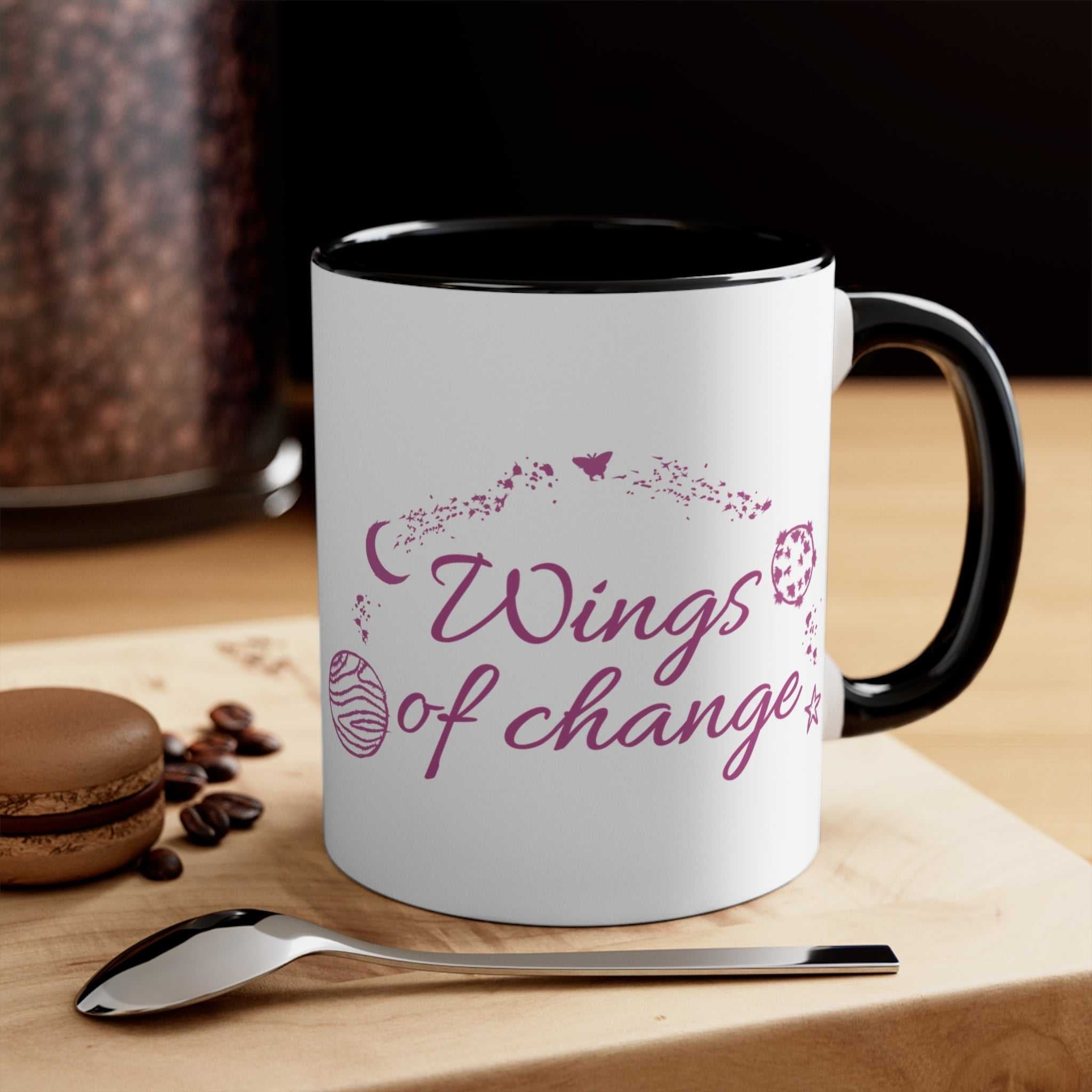 Motivational 11oz Coffee Cup Inspiring Change Mug