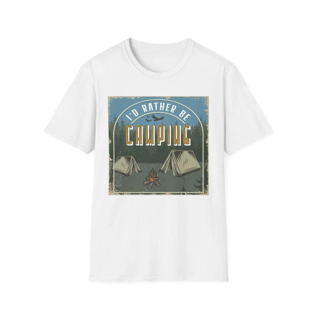 I'd Rather Be Camping Men's Softstyle T-Shirt T-Shirt 3975160594557071737-2048-_4