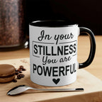Empowering Stillness Mug, Motivational Coffee Cup 11oz Mug 401018671360625763-2048-_7