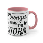 Colourful Inspirational Mug, Stronger Than the Storm Coffee Cup 11oz Mug 4171648834307636970_2048