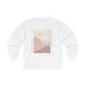 Serene Landscape Women's Long Sleeve Tee, Mountain Art Apparel Long-sleeve Faith2Print.