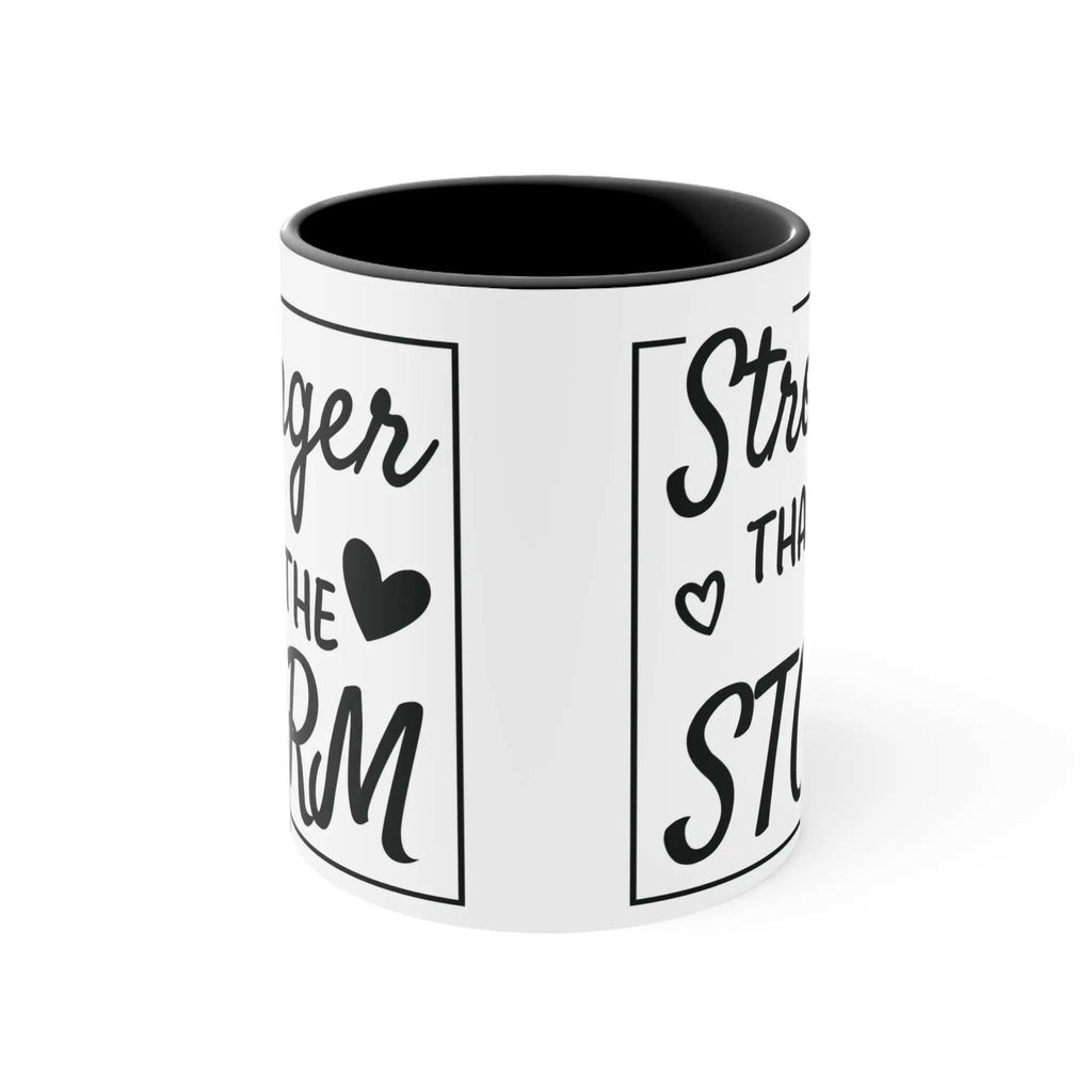 Colourful Inspirational Mug, Stronger Than the Storm Coffee Cup 11oz Mug 5354231608814497887_2048