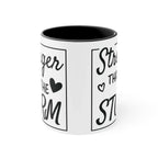 Colourful Inspirational Mug, Stronger Than the Storm Coffee Cup 11oz Mug 5354231608814497887_2048