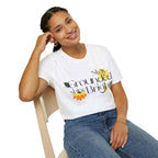 "Stay Grounded Stay Bright" Softstyle Women's Cotton Tee