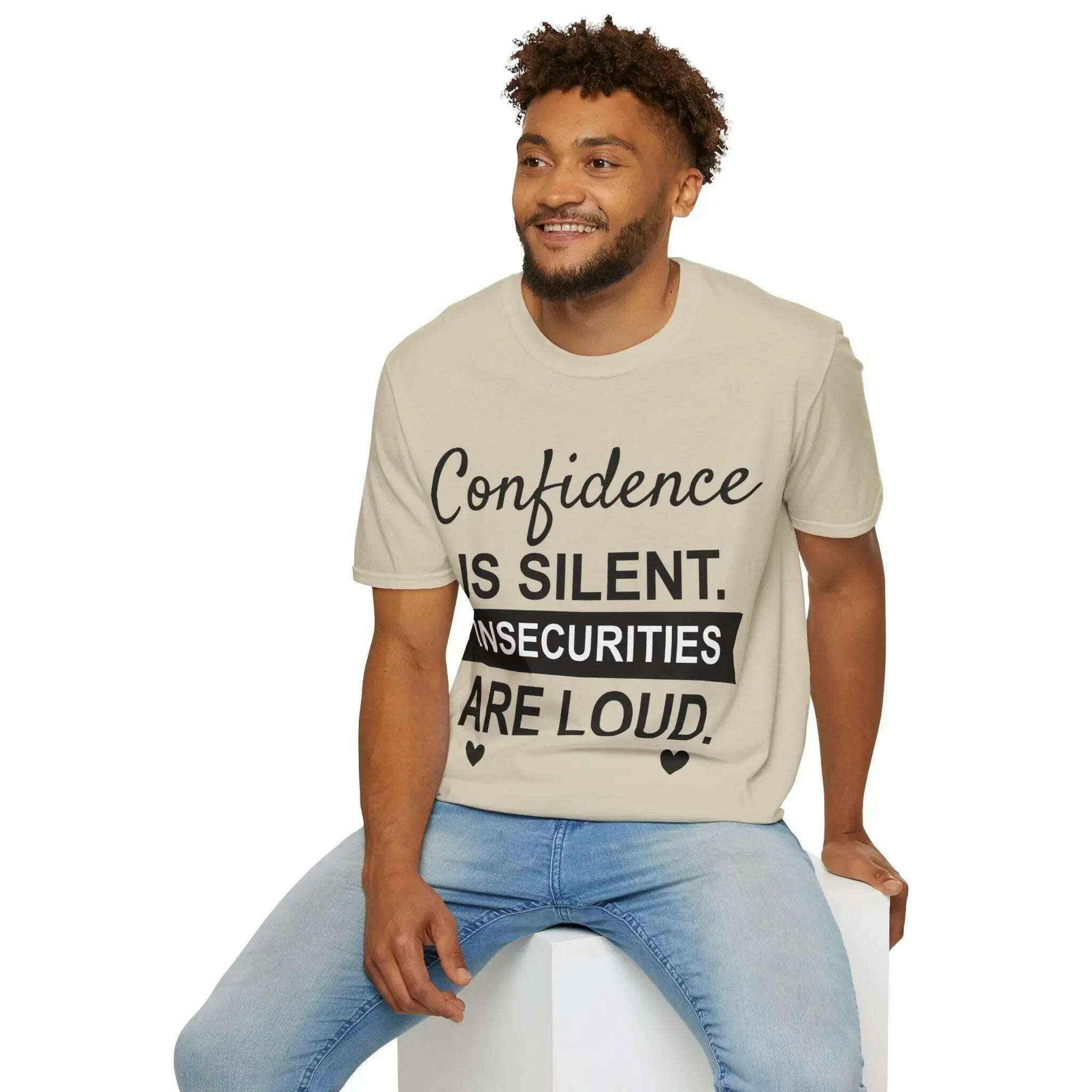 Confidence Is Silent Unisex Motivational T-Shirt