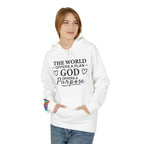 Inspirational Fleece Hoodie - Softstyle Unisex Pullover with Motivational Quote, Cozy Gift for Him/Her, Casual Wear, Faith-Based Clothing - Faith2Print