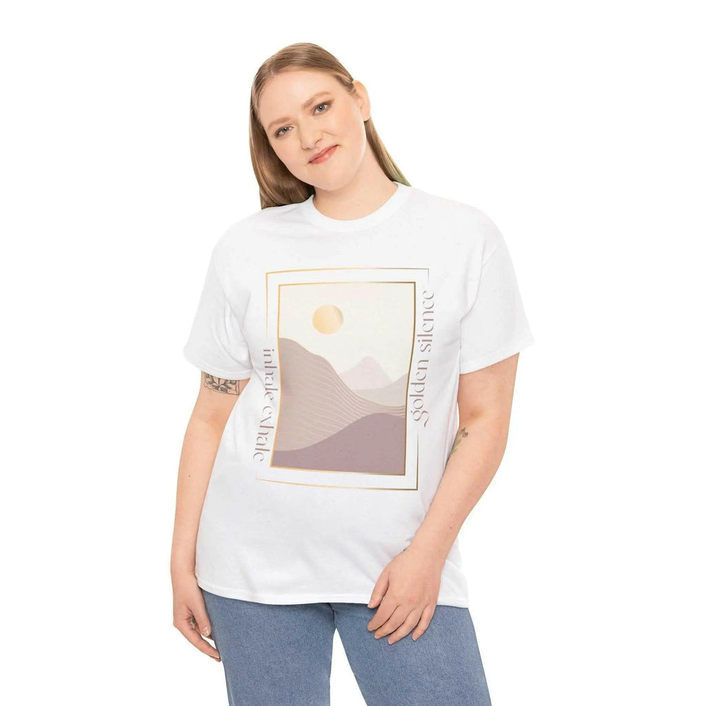 Scenic Mountain Unisex Heavy Cotton Tee White T-Shirt 6083736413148114124-2048-_1