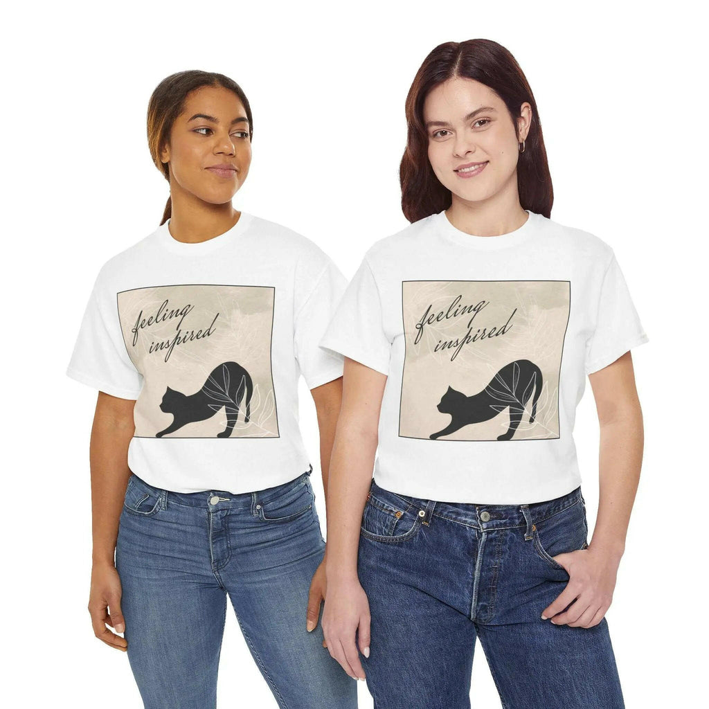 Inspired Cat Women's Heavy Cotton Tee T-Shirt 6174579502805979956-2048-_3
