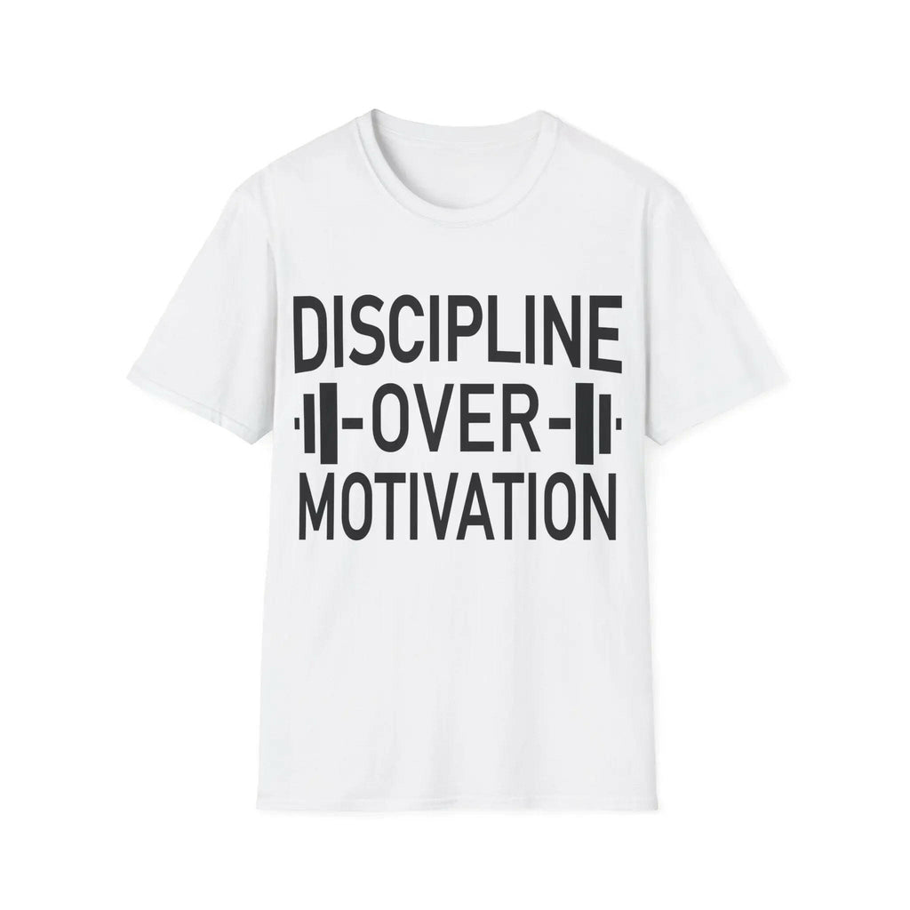 Motivational Workout T-Shirt - Discipline Over Motivation T-Shirt 6175802314175904295_2048
