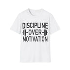 Motivational Workout T-Shirt - Discipline Over Motivation T-Shirt 6175802314175904295_2048