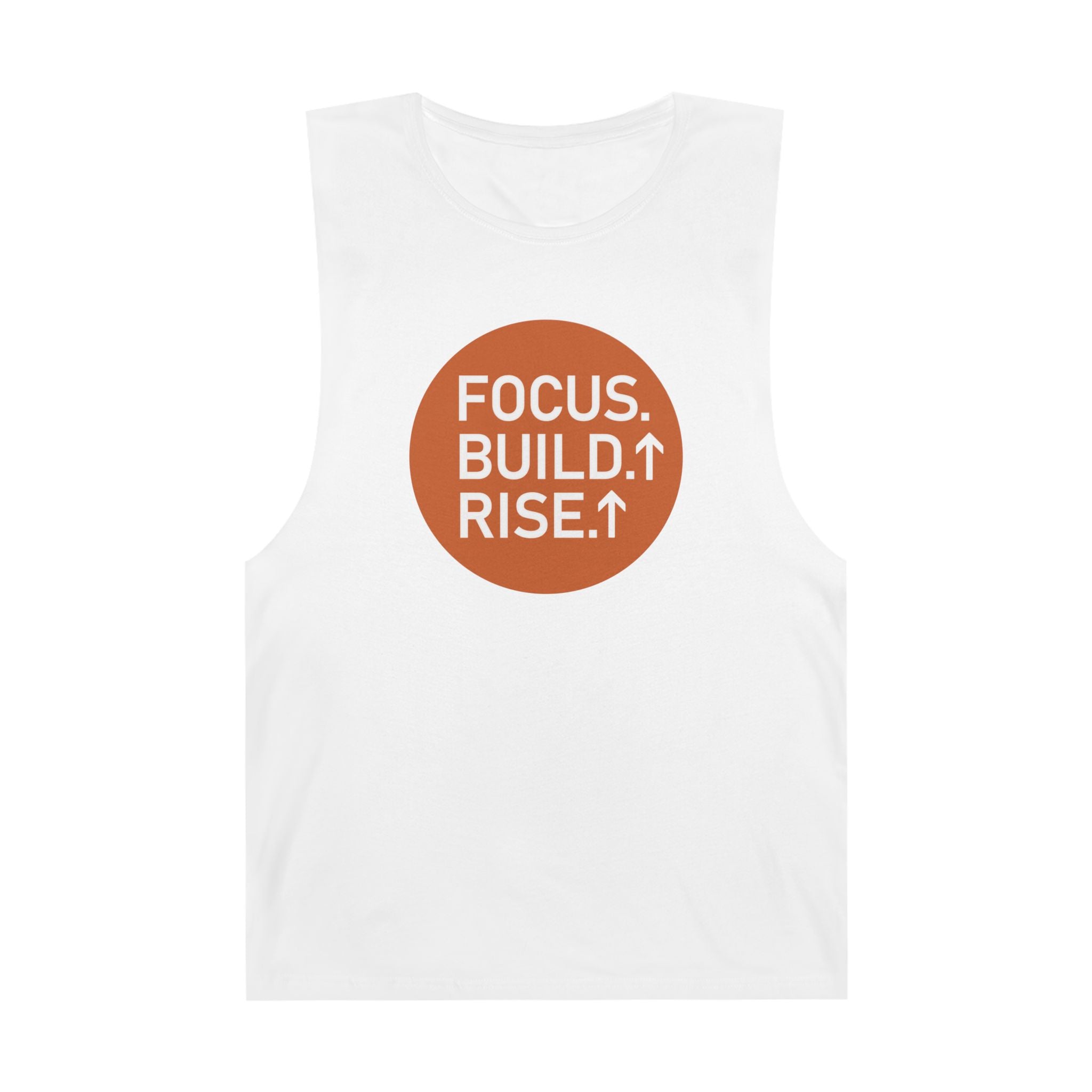 Barnard Inspirational Tank Top, Focus Build Rise Graphic Tank, Motivational Summer Wear Tank Top Faith2Print.