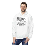 Inspirational Fleece Hoodie - Softstyle Unisex Pullover with Motivational Quote, Cozy Gift for Him/Her, Casual Wear, Faith-Based Clothing - Faith2Print