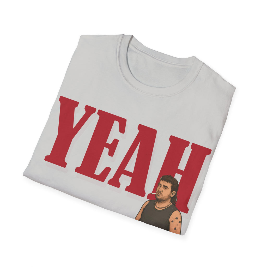 Funny Graphic Tee - Yeah Nah Unisex Softstyle T-Shirt | Casual Wear, Gift for Friends, Summer Outfits, Humor Apparel, Quirky Fashion