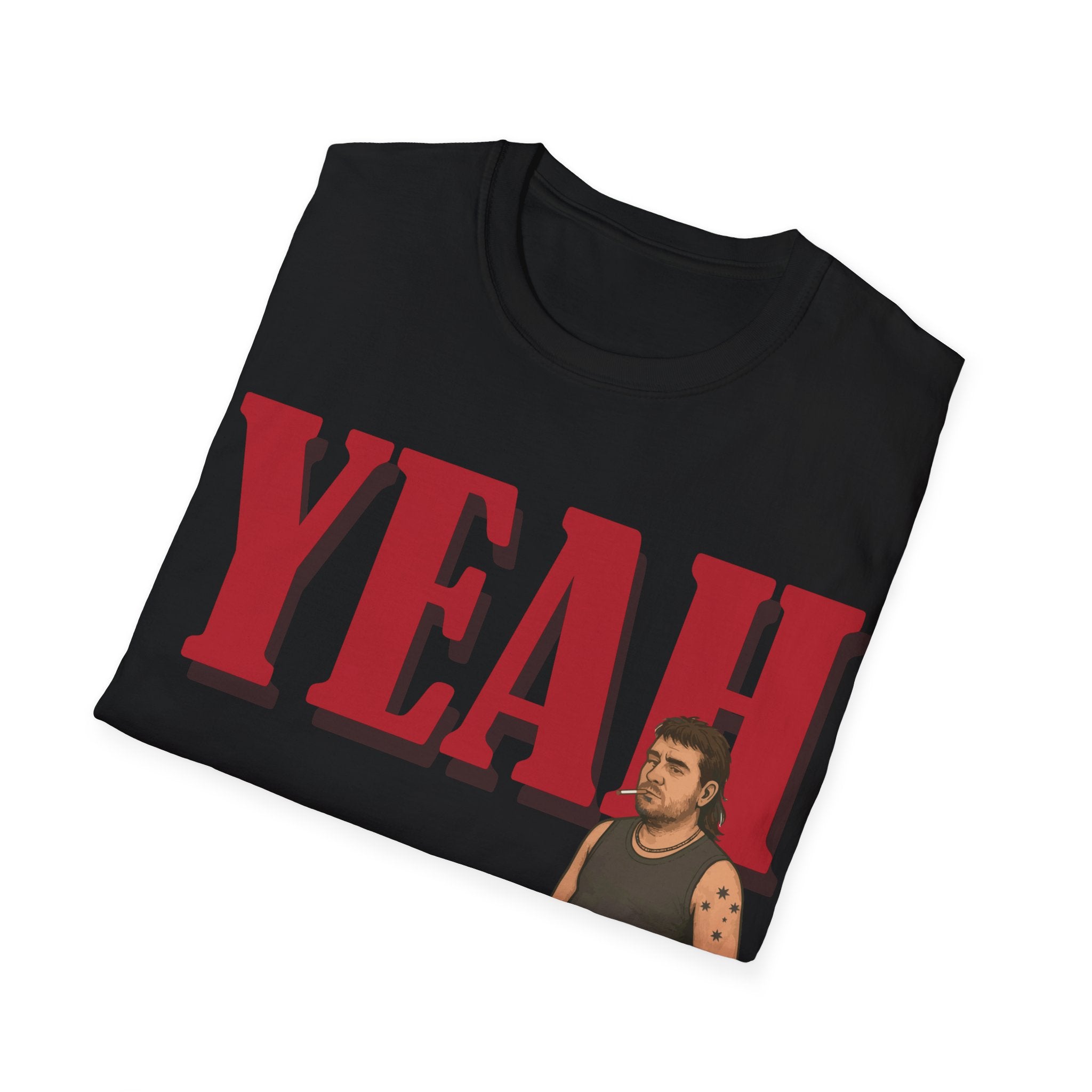 Funny Graphic Tee - Yeah Nah Unisex Softstyle T-Shirt | Casual Wear, Gift for Friends, Summer Outfits, Humor Apparel, Quirky Fashion