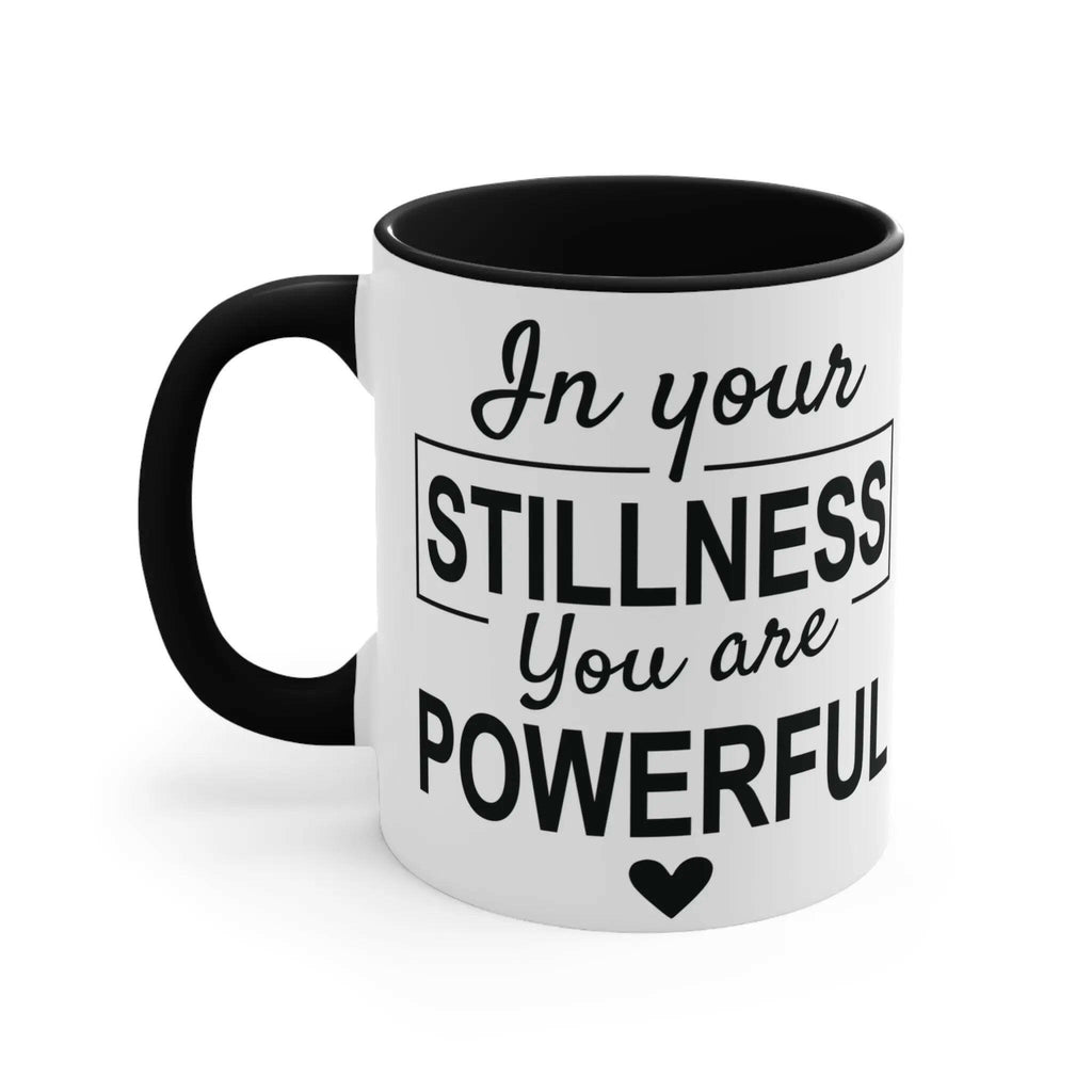 Empowering Stillness Mug, Motivational Coffee Cup 11oz Mug 7002604111251068656_2048