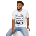 Dad Favourite People Men's lightweight T Shirt
