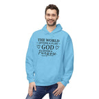 Inspirational Fleece Hoodie - Softstyle Unisex Pullover with Motivational Quote, Cozy Gift for Him/Her, Casual Wear, Faith-Based Clothing - Faith2Print