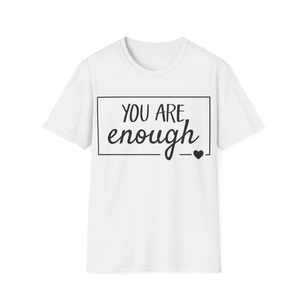 You Are Enough Unisex lightweight Cotton Tee T-Shirt 7715056613169801022_2048