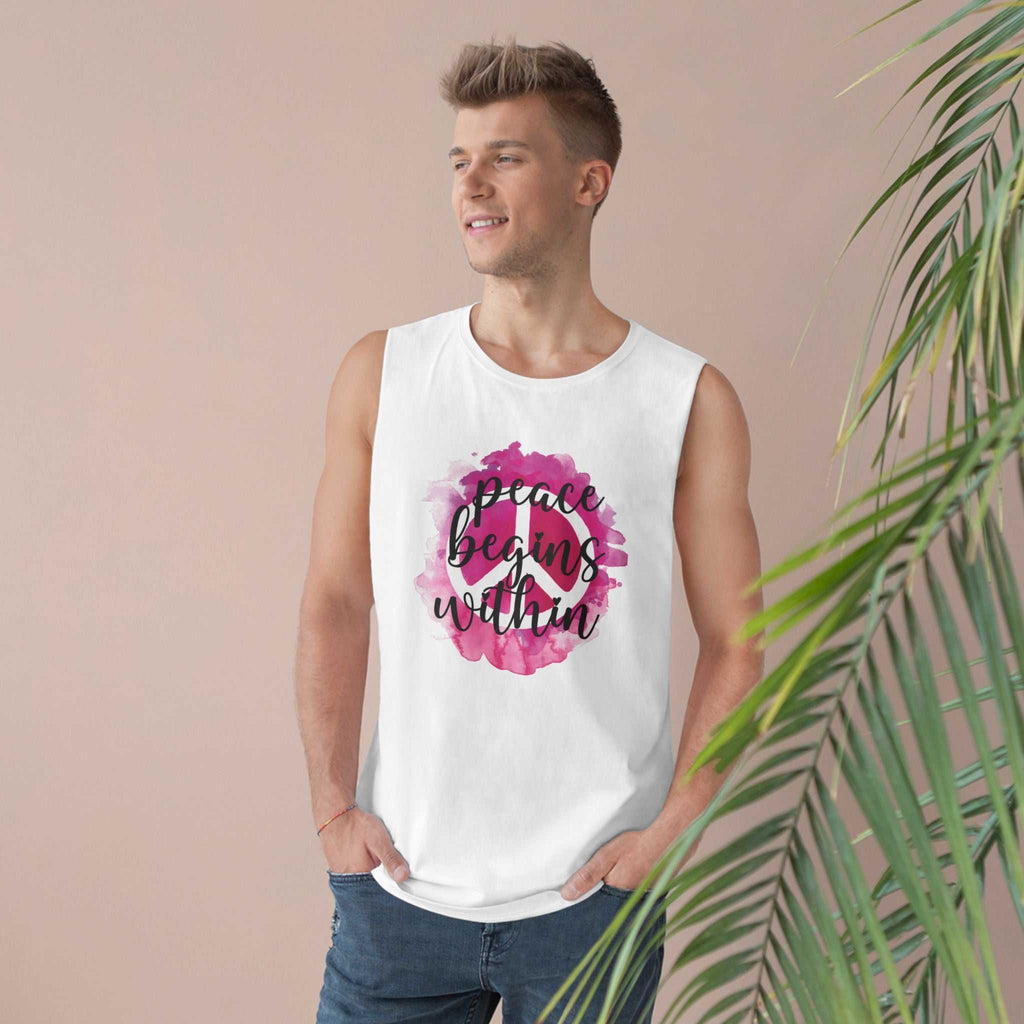 Peace Begins WithinWhite Womens Tank