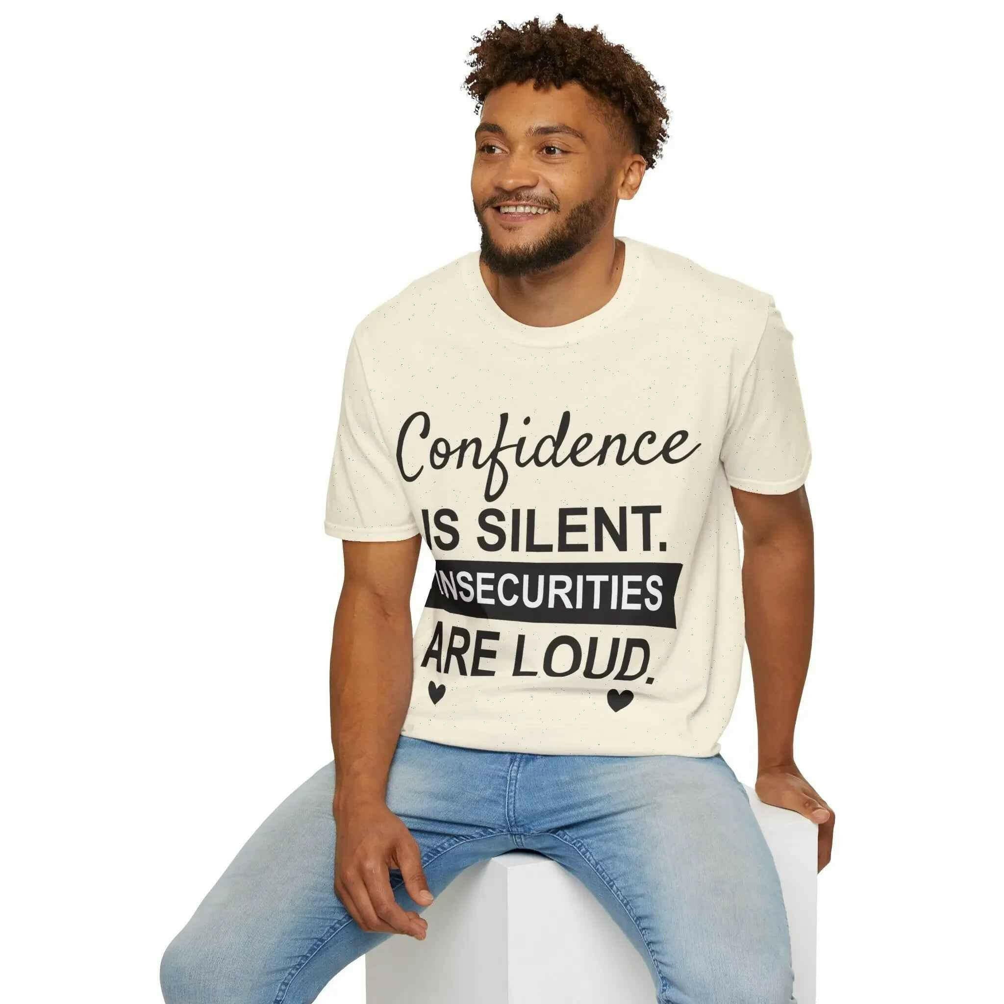 Confidence Is Silent Unisex Motivational T-Shirt