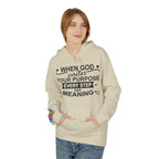 Purposeful Hoodie - Inspirational Fleece Sweatshirt, Unisex Gift, Everyday Wear, Motivational Apparel, Thoughtful Present, Cozy Style - Faith2Print