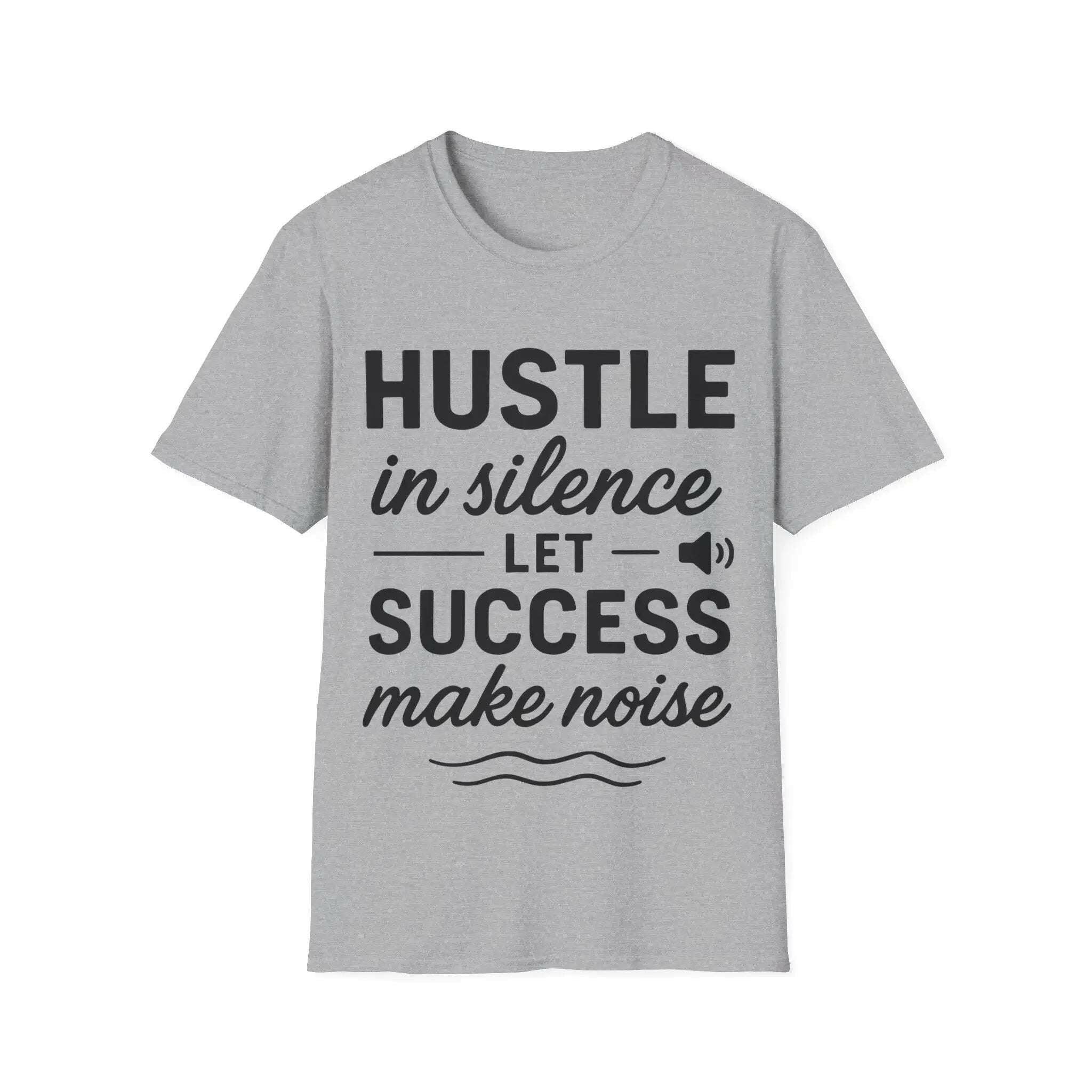 Motivational Unisex Hustle Tee, Inspirational Success Mindset  T-Shirt   Faith2Print