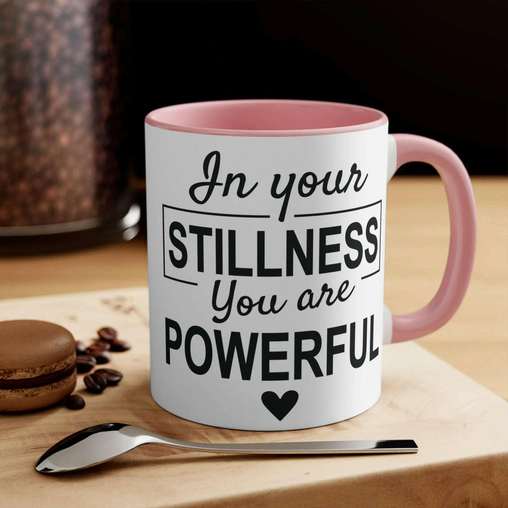 Empowering Stillness Mug, Motivational Coffee Cup 11oz Mug 8682530656528181540-2048-_10