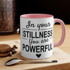 Empowering Stillness Mug, Motivational Coffee Cup 11oz Mug 8682530656528181540-2048-_10