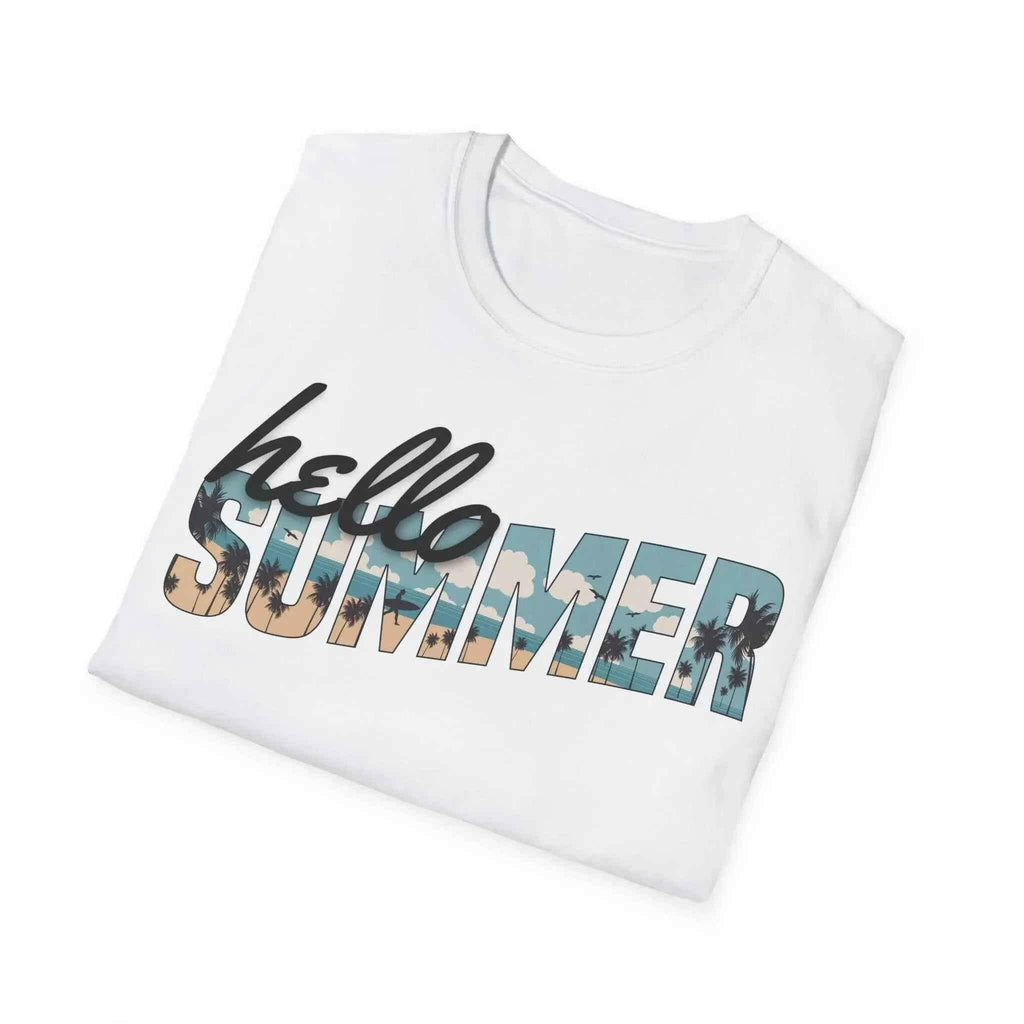 Unisex Summer Vibes T-Shirt, Hello Summer Tee