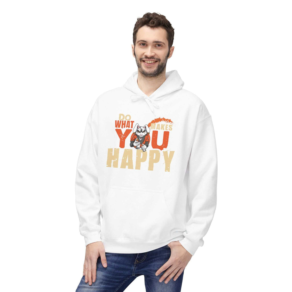 Do What Makes You Happy Motivational Men's Hoodie - Faith2Print