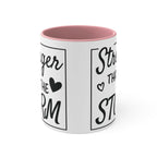 Colourful Inspirational Mug, Stronger Than the Storm Coffee Cup 11oz Mug 9772985841925815883_2048