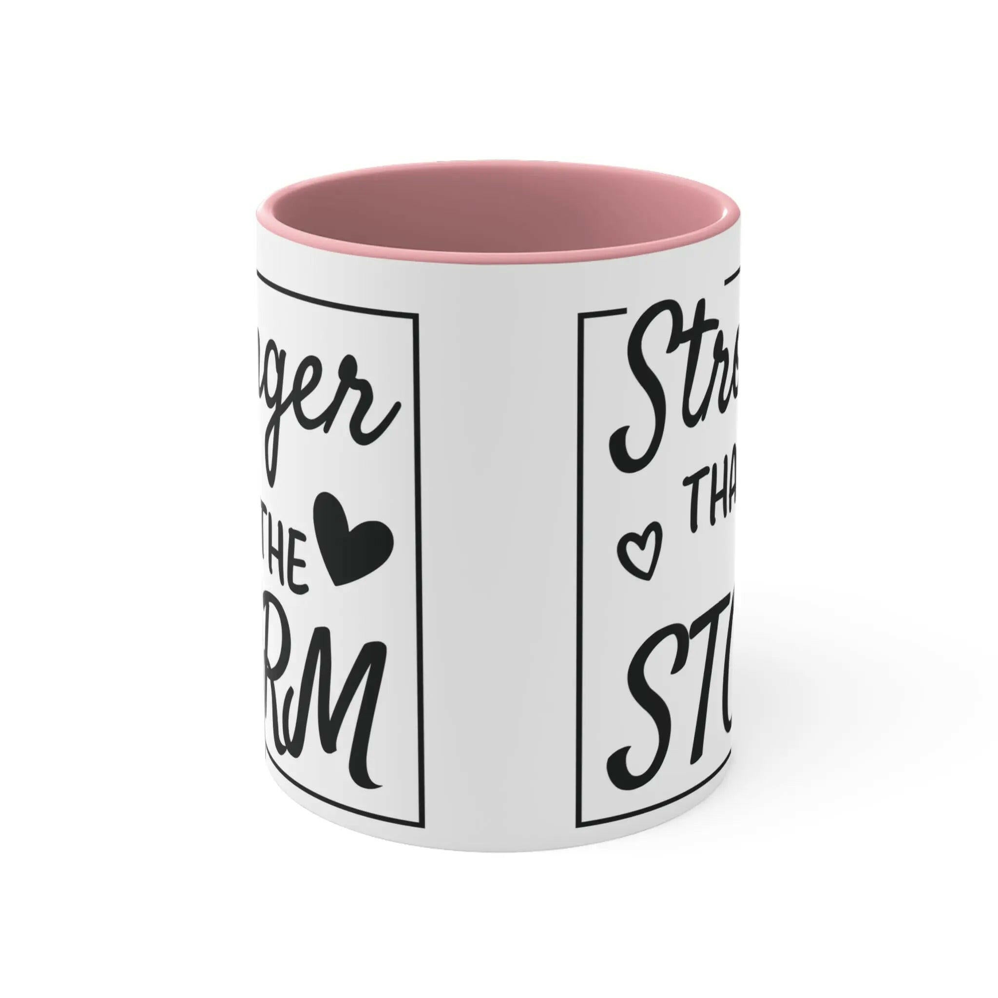 Colourful Inspirational Mug, Stronger Than the Storm Coffee Cup 11oz Mug 9772985841925815883_2048