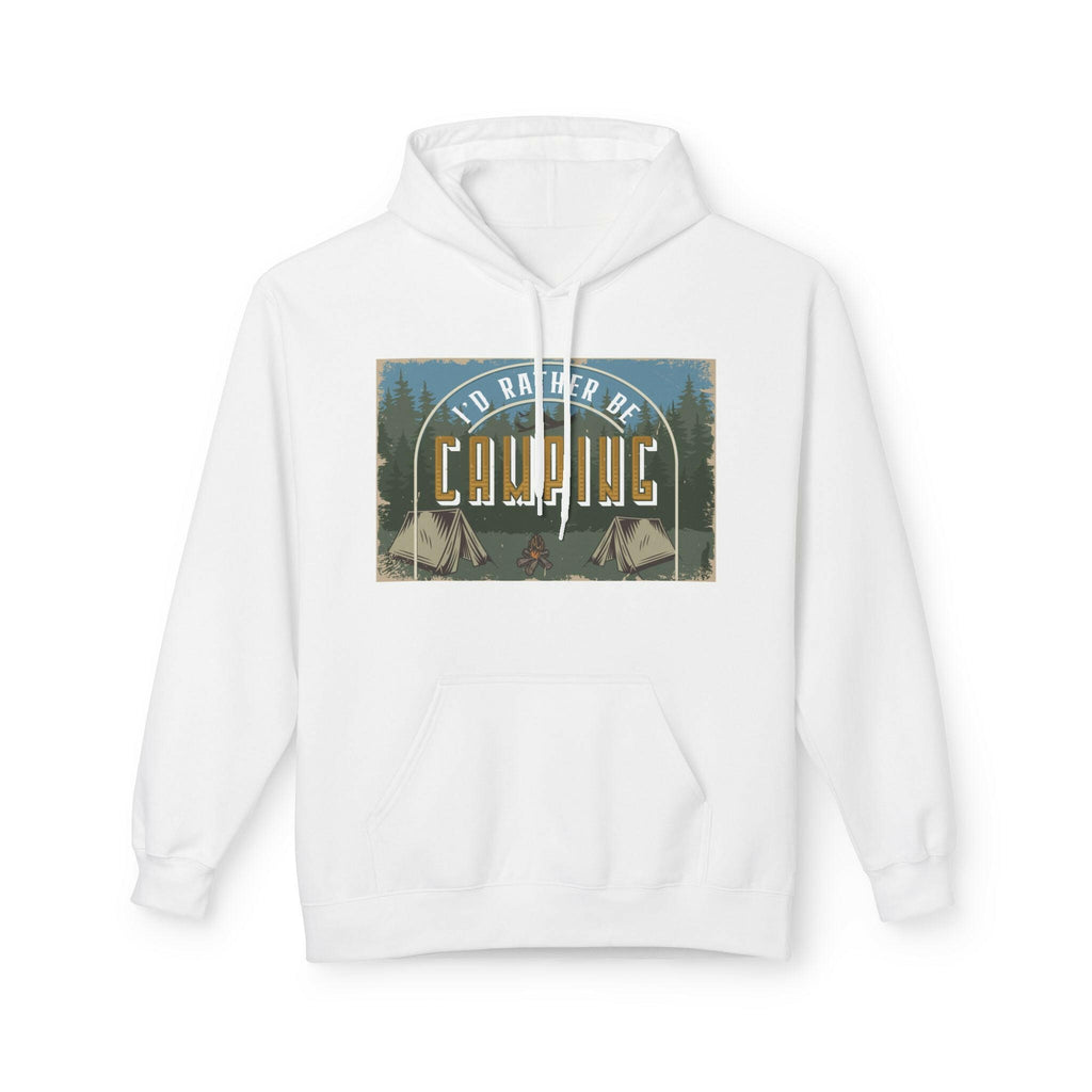 Cozy Camping Fleece Unisex Hoodie Hoodie Faith2Print.
